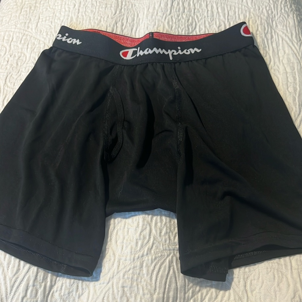 Black Champion Boxer Brief - M